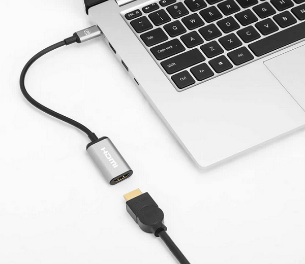 Manhattan USB-C to HDMI Cable, 4K@60Hz, 5 Gbps (USB 3.2 Gen1 aka USB 3.0), 15cm, Black, Male to Male, Three Year Warranty, Polybag-0