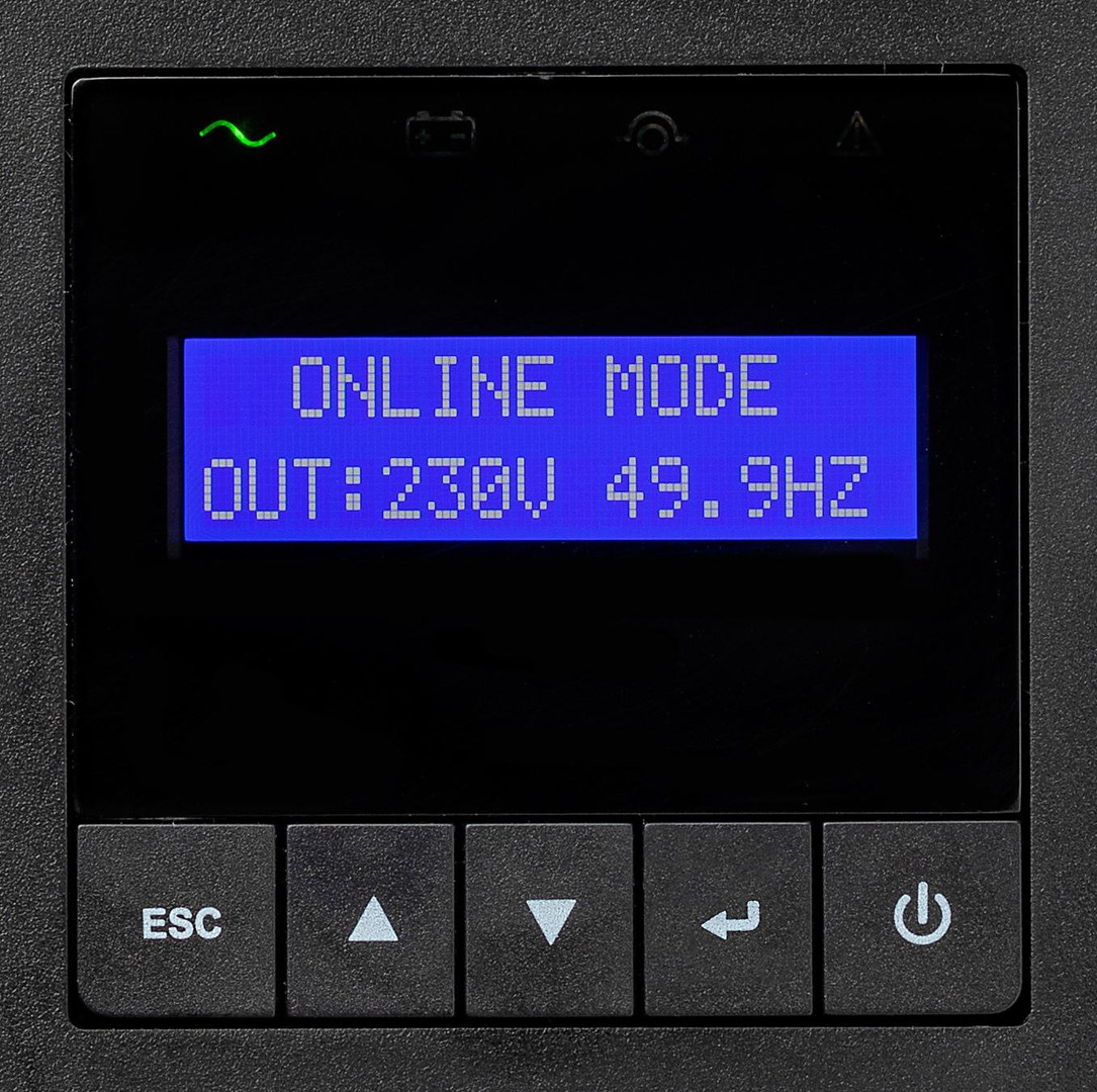 UPS EATON 9E1000IR (1000VA/900W, online, rack/tower, LCD)-8