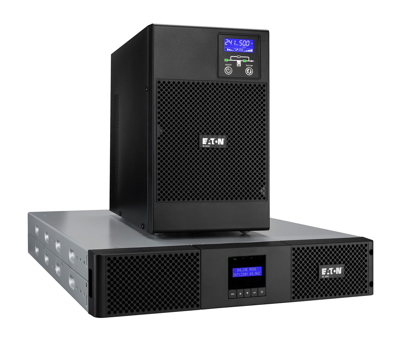 UPS EATON 9E1000IR (1000VA/900W, online, rack/tower, LCD)-2