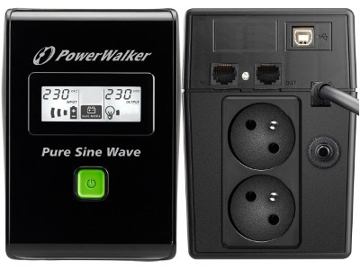 Besprekidno napajanje (UPS) POWERWALKER VI 800 SW FR (800VA/480W, Line-Interactive, Čisti sinus, LCD)-4