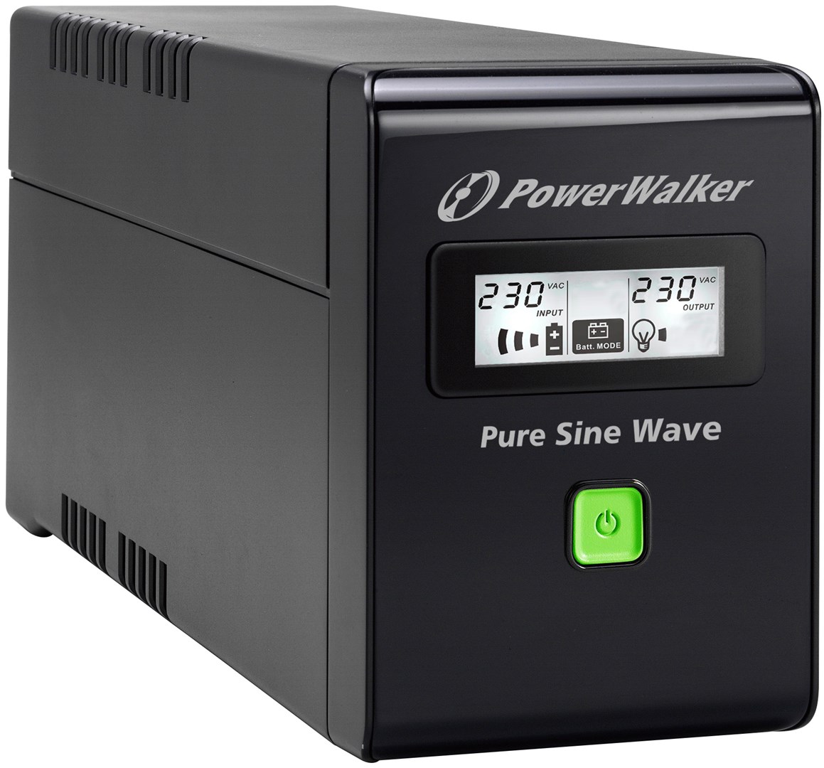 Besprekidno napajanje (UPS) POWERWALKER VI 800 SW FR (800VA/480W, Line-Interactive, Čisti sinus, LCD)-2