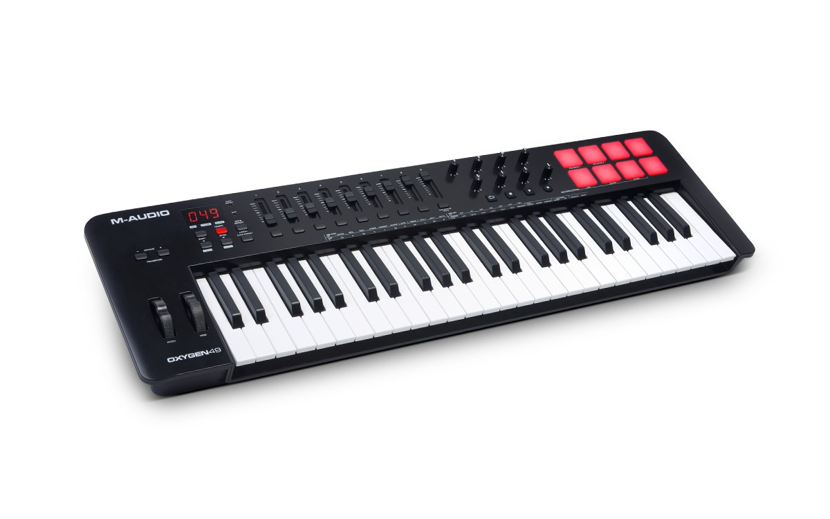 MIDI klavijatura M-AUDIO Oxygen 49 (MKV) 49 tipki USB crna-1