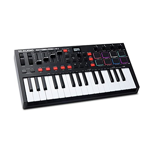 M-AUDIO Oxygen Pro Mini MIDI keyboard 32 keys USB Black-3