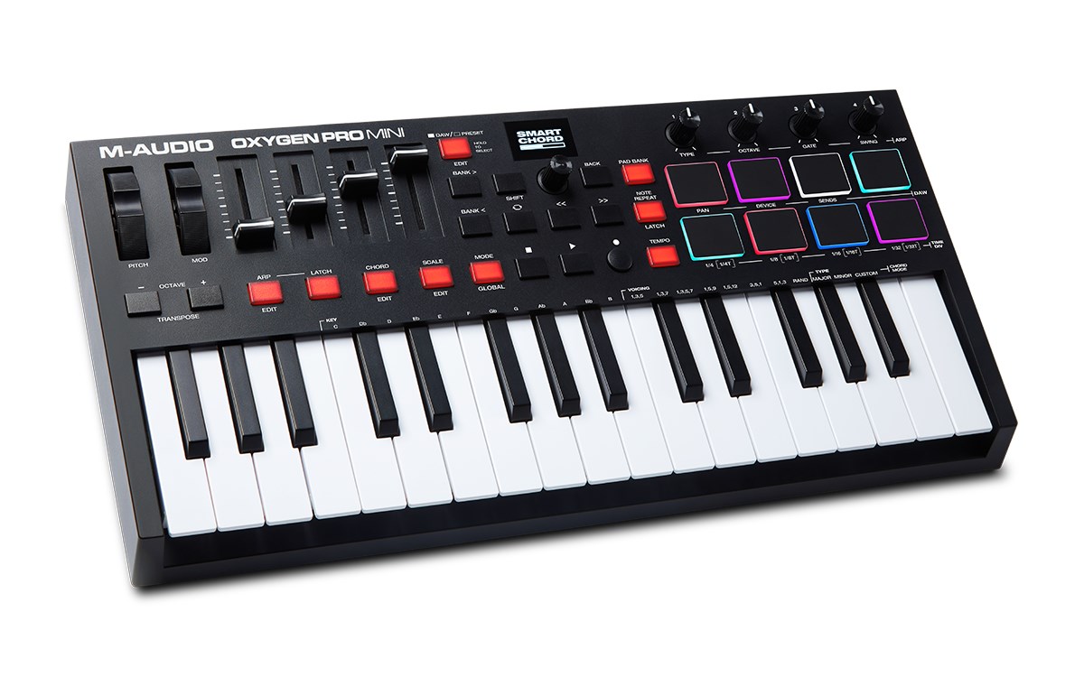 M-AUDIO Oxygen Pro Mini MIDI keyboard 32 keys USB Black-2