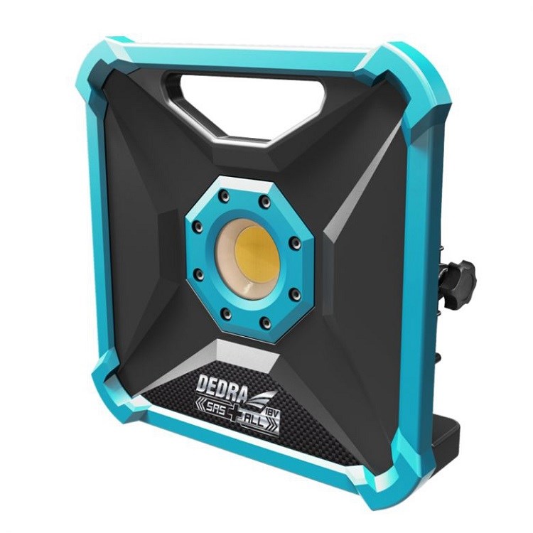 Akumulatorski LED reflektor DEDRA DED7071 (18V, 20W, 1800lm, IP54, USB)-4