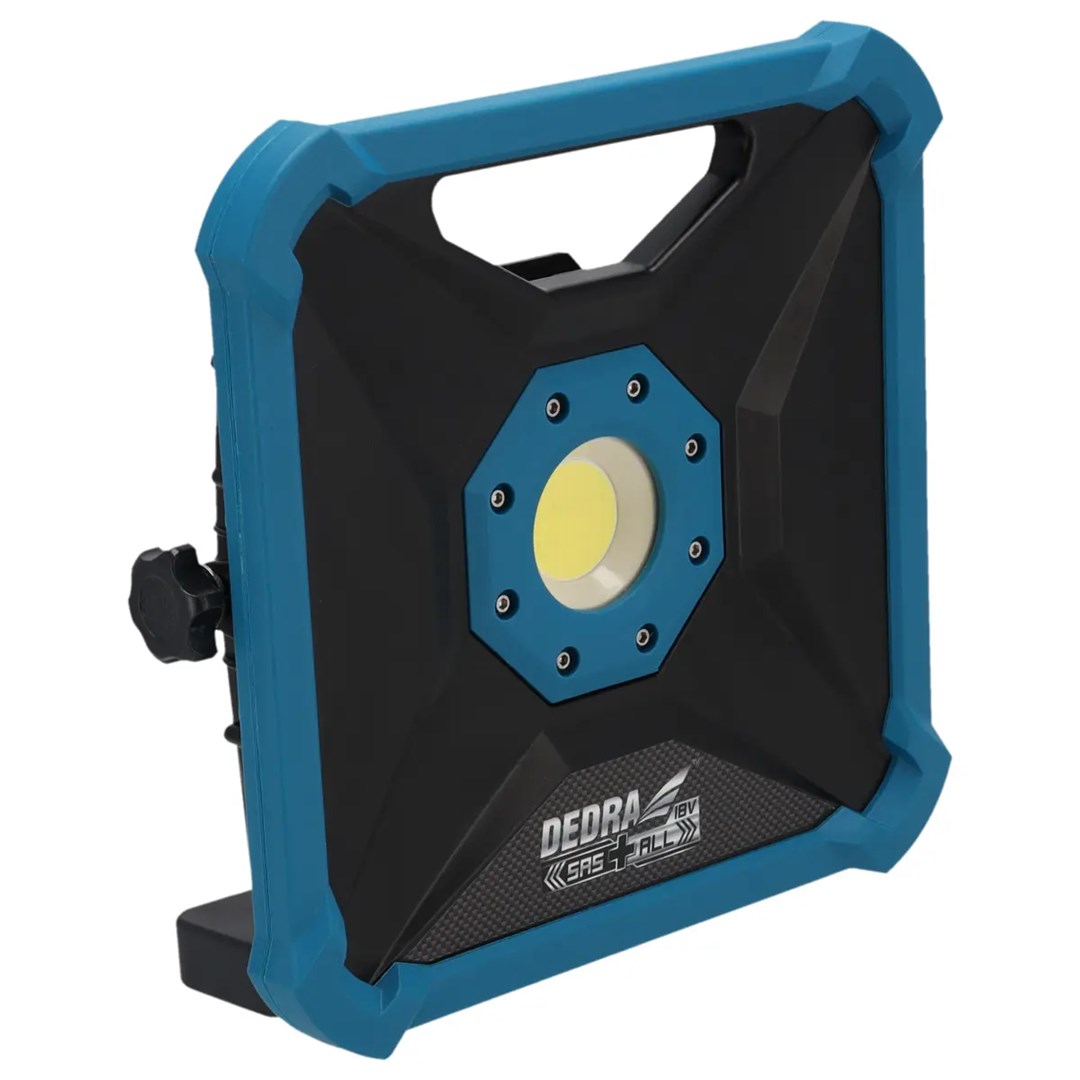 Akumulatorski LED reflektor DEDRA DED7071 (18V, 20W, 1800lm, IP54, USB)