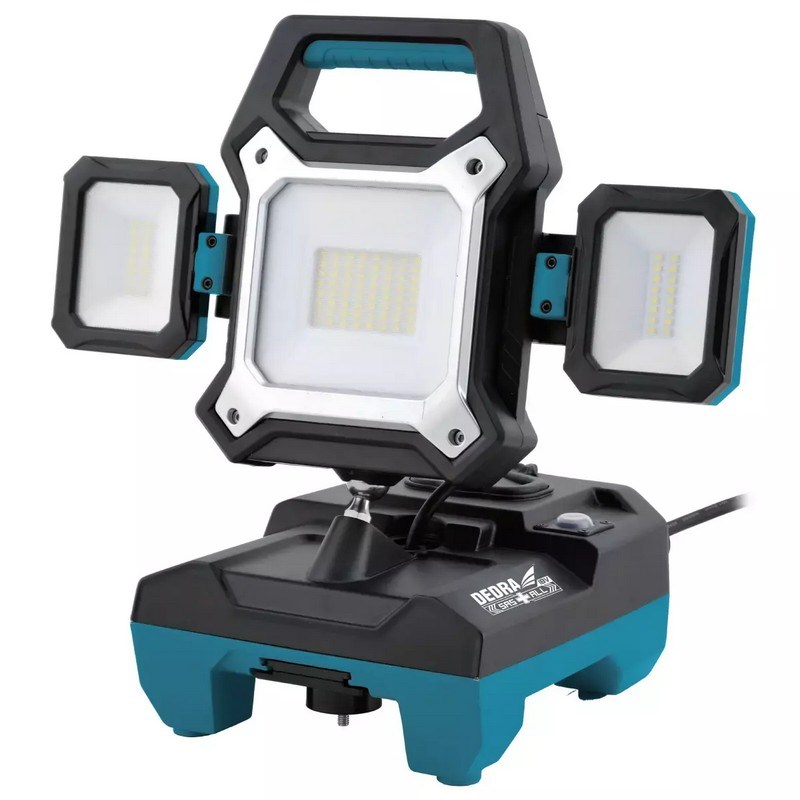 LED Reflektor DEDRA DED6907 (20W, 2000lm, 18V, IP54, hibridno napajanje)-4