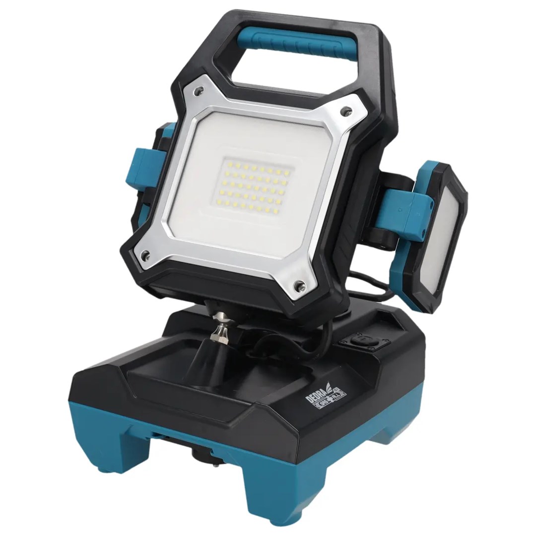 LED Reflektor DEDRA DED6907 (20W, 2000lm, 18V, IP54, hibridno napajanje)-3