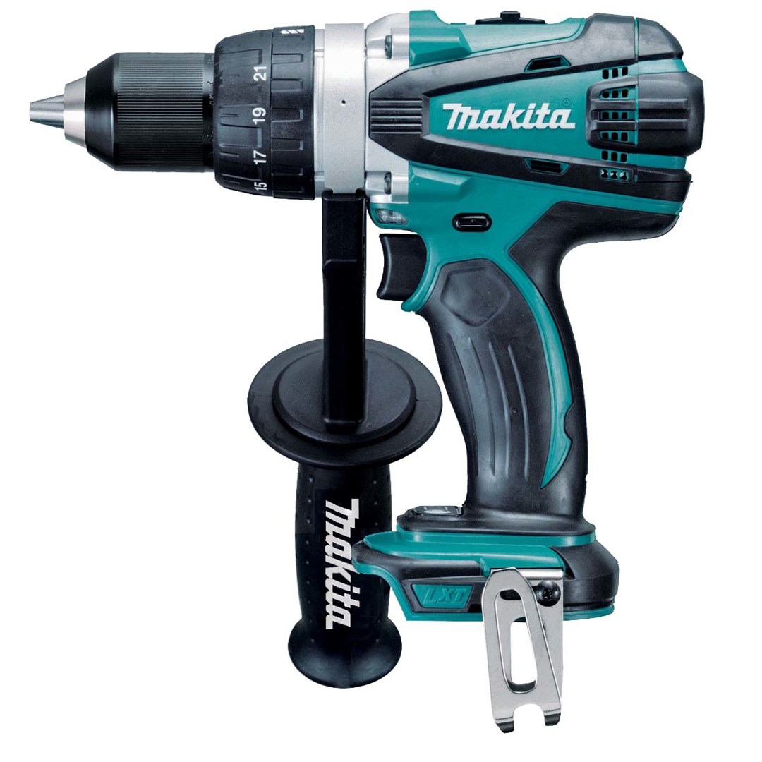 Bušilica MAKITA DDF458Z (težina 2.5 kg, maksimalni okretni moment 91 N·m, brzina praznog hoda 2000 RPM)