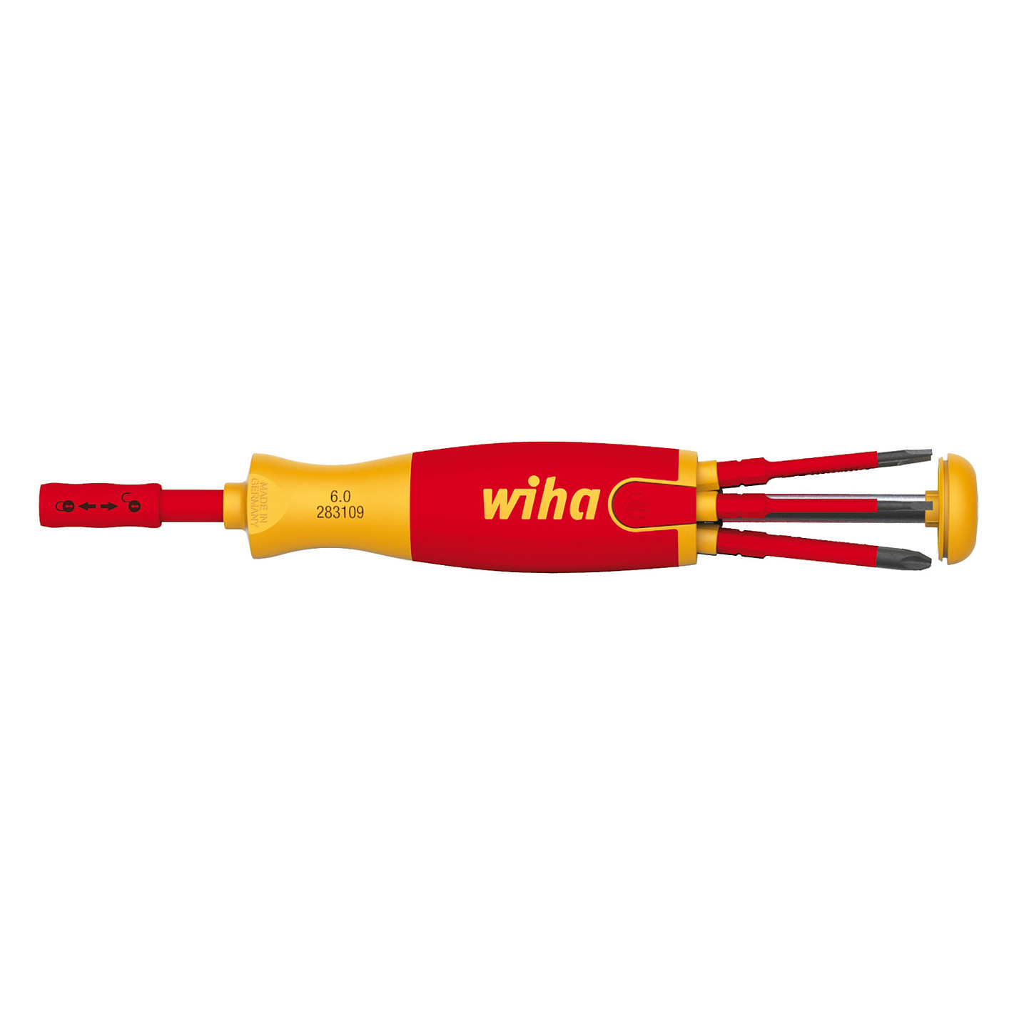 VDE Odvijač WIHA slimVario electric 38611 (drška s magazinom za bitove)-0
