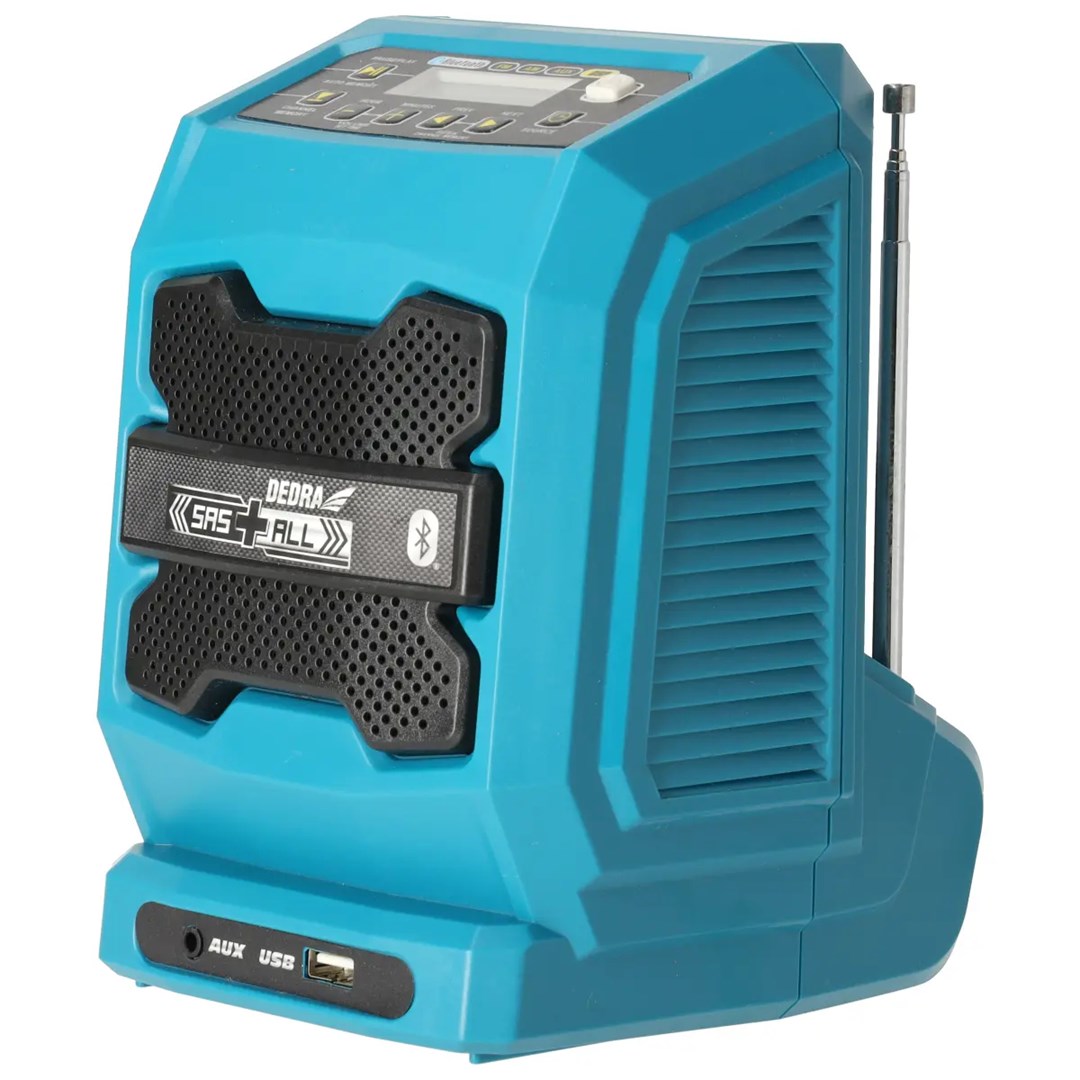 Akumulatorski radio za gradilište DEDRA DED7005 (Bluetooth, USB, IP54)-1