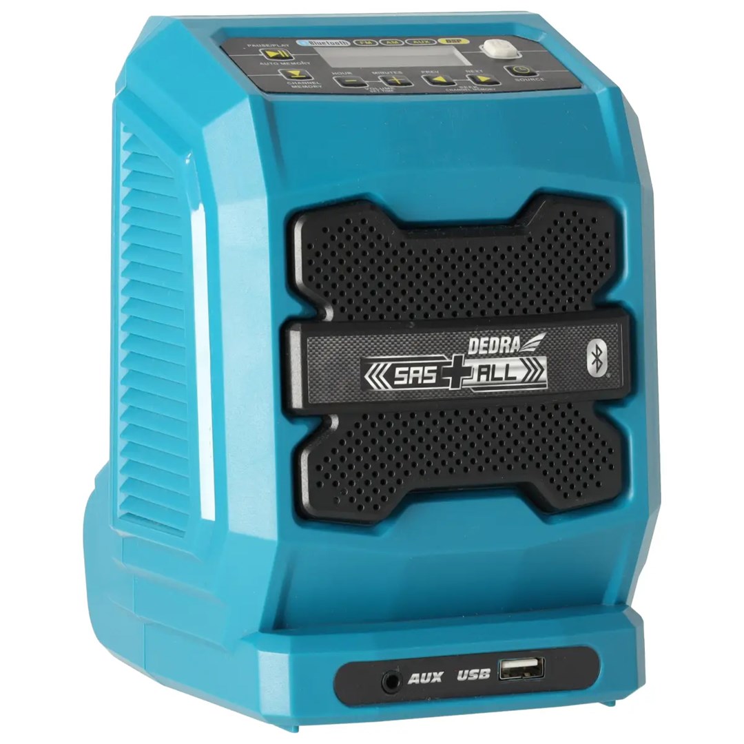 Akumulatorski radio za gradilište DEDRA DED7005 (Bluetooth, USB, IP54)-0
