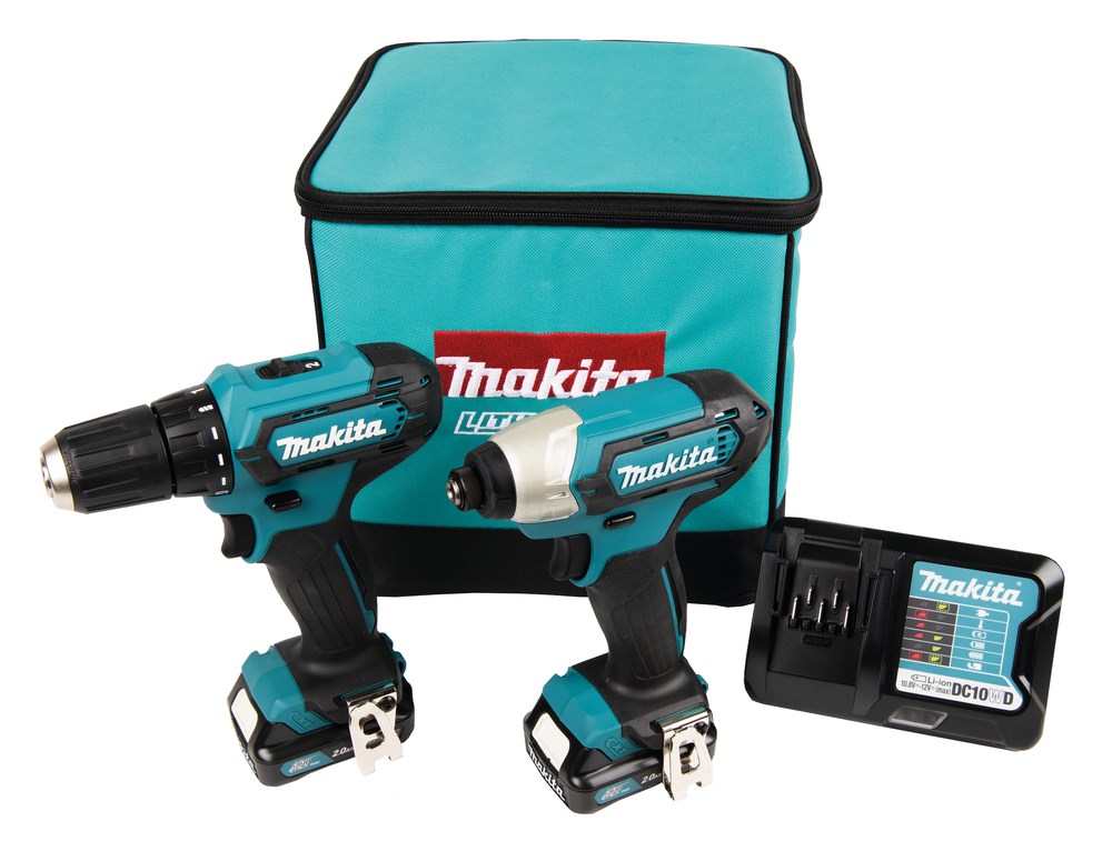 Kombinirani set alata MAKITA CLX224A (bežični, crna i zelena boja)-0
