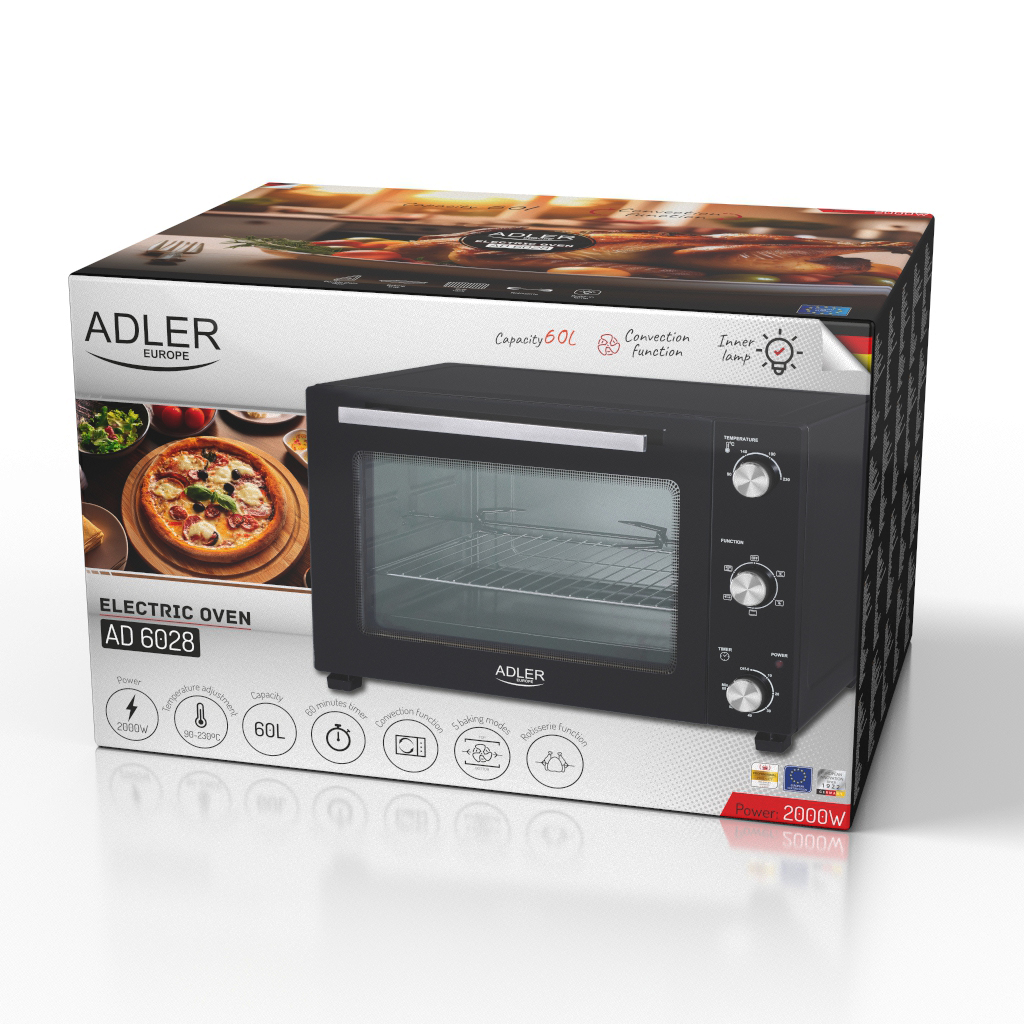 Električna pećnica ADLER AD 6028 (60L)-15