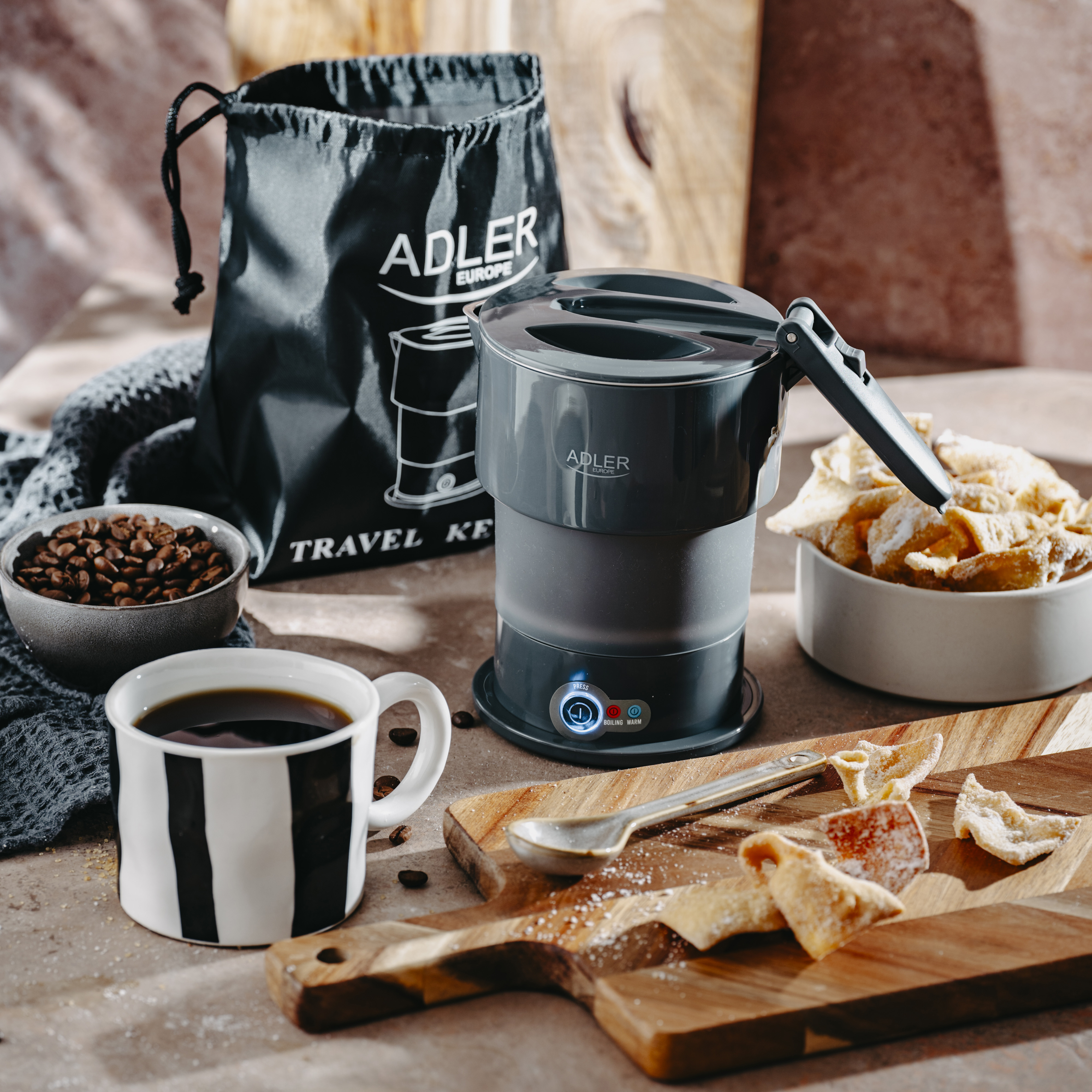 Putno kuhalo za vodu ADLER AD 1377 (600 W, 0.6 L, siva)-12