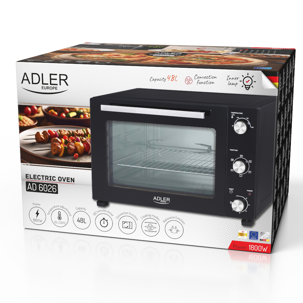 Električna pećnica ADLER AD 6026 (48L)-12