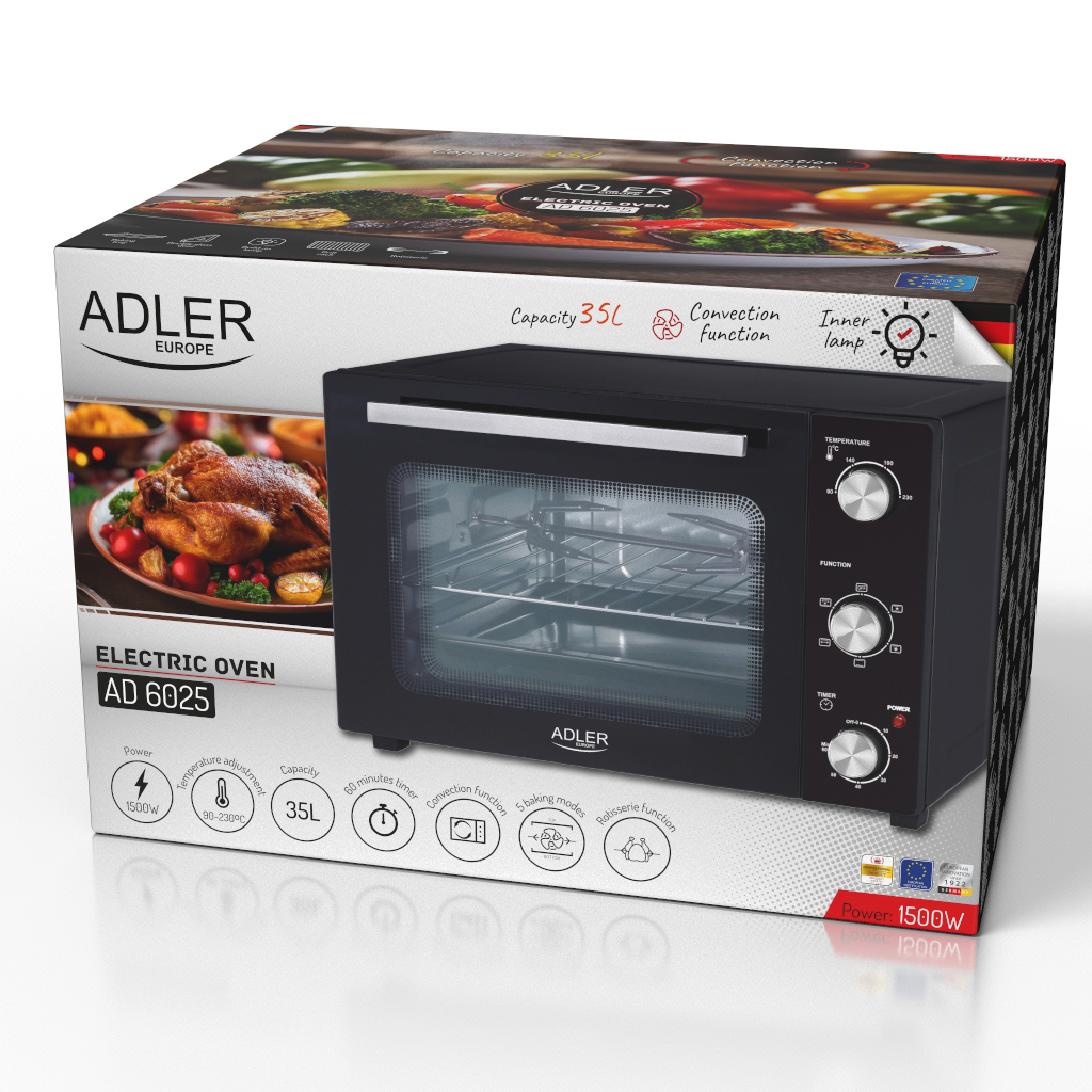Električna pećnica ADLER AD 6025 (35L)-14