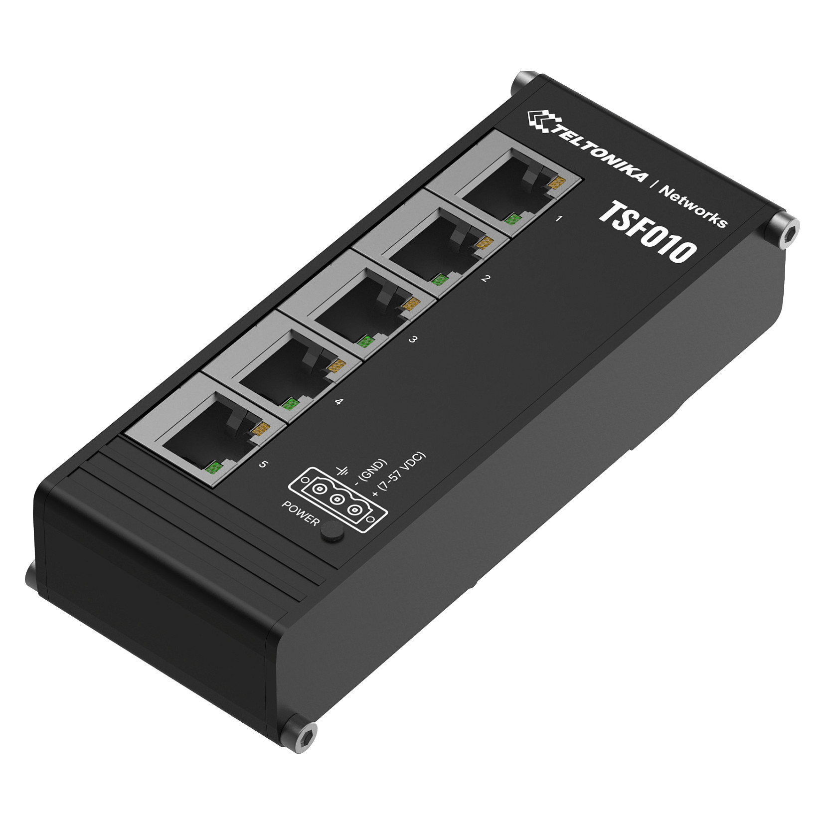 Switch TELTONIKA TSF010 (5x RJ45 100Mb/s, IP30, DIN rail)-1