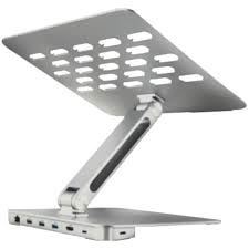 Stalak za laptop AXAGON HMC-STND (USB-C 5Gbps, ALUMINUM STAND & HUB 7in1, HDMI, PD 100W)-0
