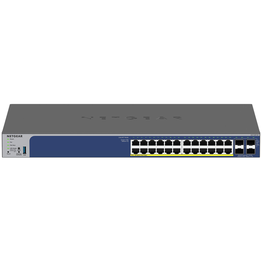 Preklopnik NETGEAR GS728TXP 28-Port PoE Gigabit/10G Stackable Smart Switch-5