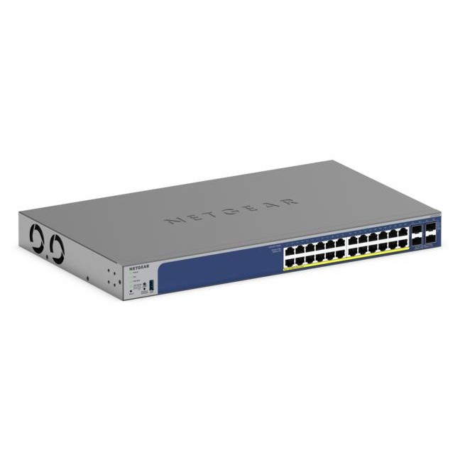 Preklopnik NETGEAR GS728TXP 28-Port PoE Gigabit/10G Stackable Smart Switch-0