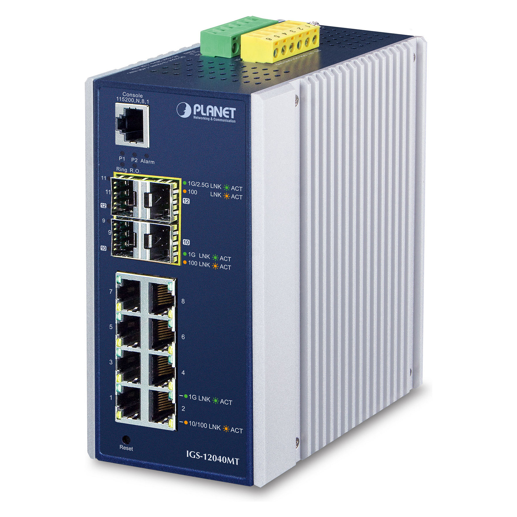 Mrežni switch PLANET IGS-12040MT (8x Gigabit, 4x SFP, L2+ Managed)-0