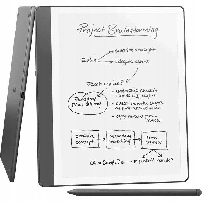 Olovka za Kindle AMAZON Scribe 64GB Premium Pen 2024 (Tungsten)-0