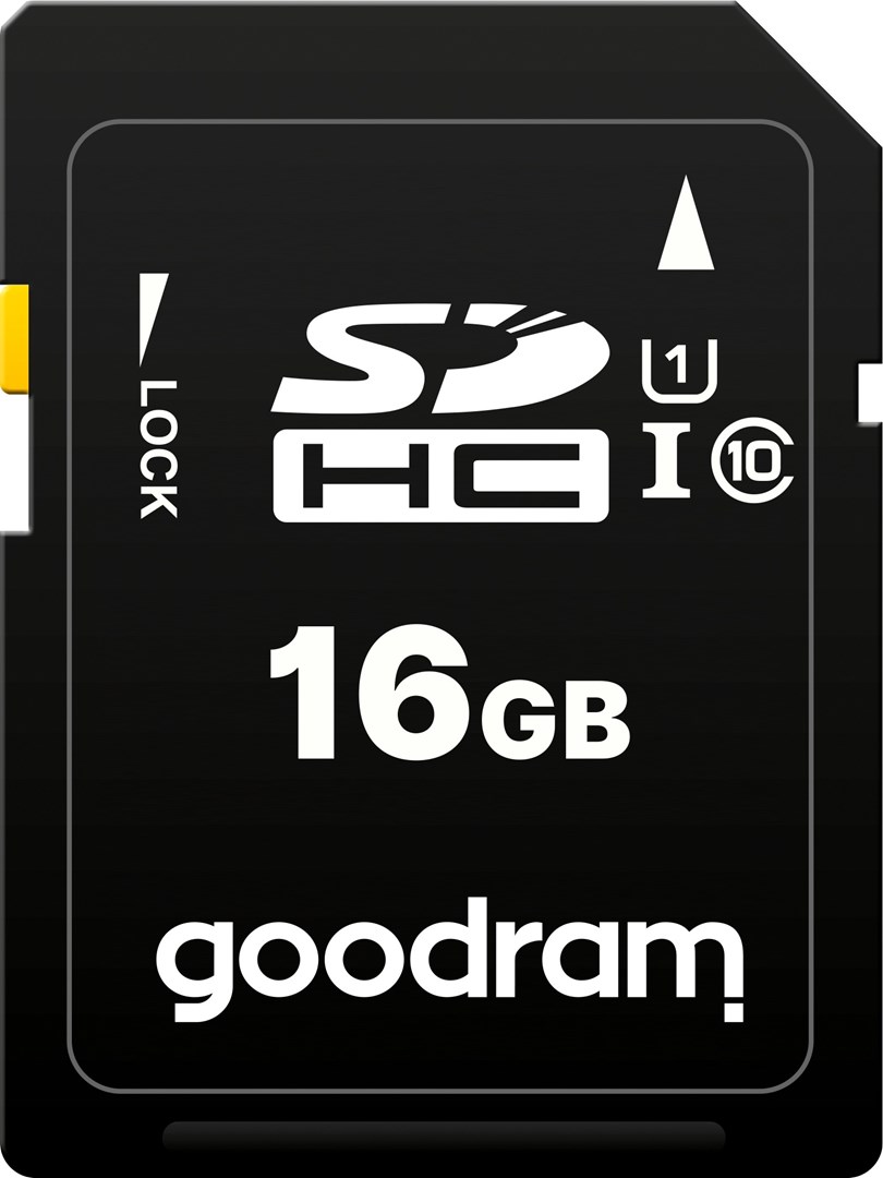 SD kartica GOODRAM SDHC 16GB CL10 UHS-I (16 GB, UHS-I, brzina čitanja 60 MB/s, brzina pisanja 10 MB/s, Class 10)-0