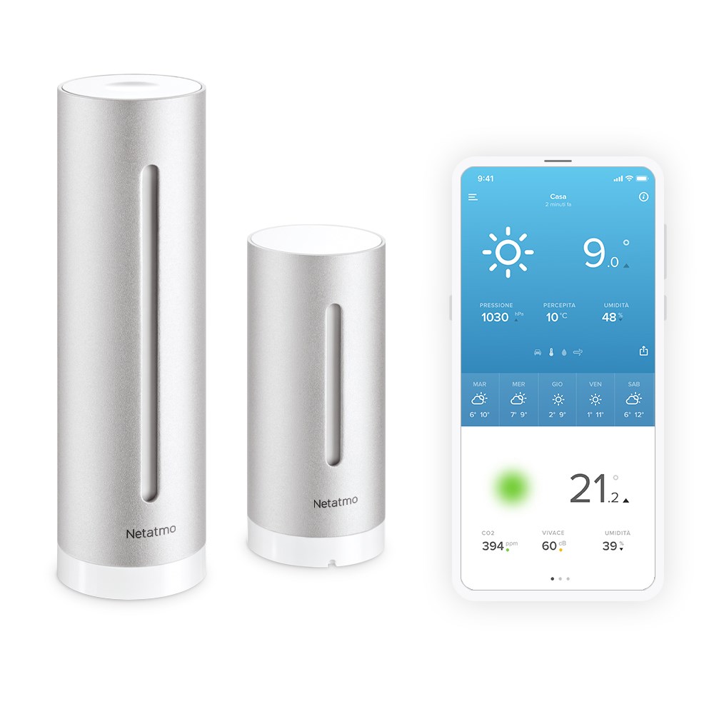 Pametna meteorološka stanica NETATMO Smart Weather Station NWS01-EC (Wi-Fi, unutarnji i vanjski modul, CO2 senzor)-6