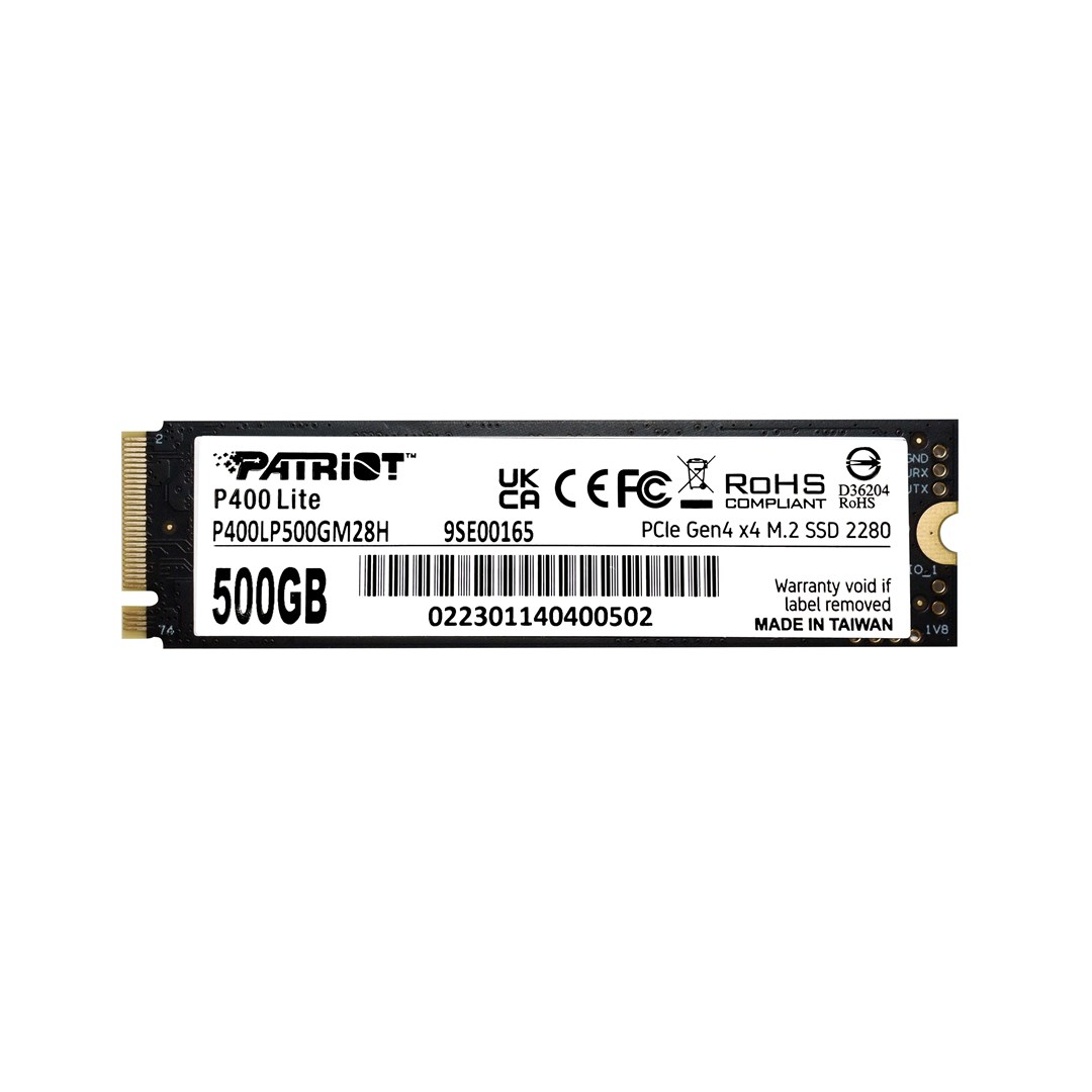 SSD PATRIOT Patriot Memory P400 Lite 500 GB (500 GB, M.2, PCI Express 4.0, 3500 MB/s, 2400 MB/s)-4