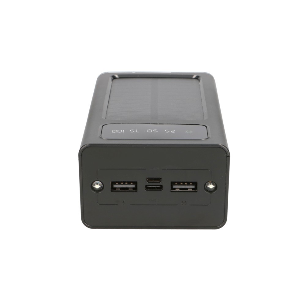 Extralink Powerbank EPB-093 30000mAh Black Solar Power bank, USB-C-5