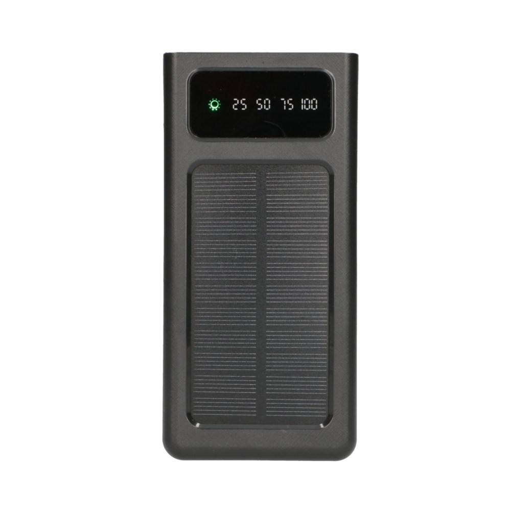 Extralink Powerbank EPB-093 30000mAh Black Solar Power bank, USB-C-2
