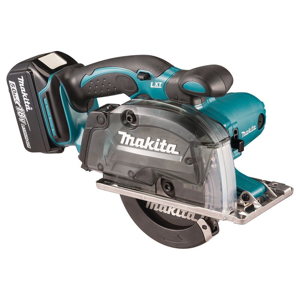 Prijenosna kružna pila MAKITA DCS552RTJ (13.6 cm, 3600 RPM, crna, mint boja)-0