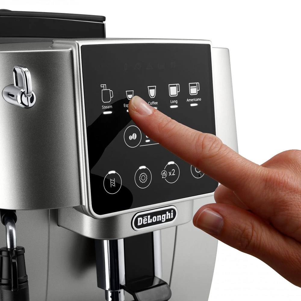 Espresso aparat DELONGHI ECAM 220.30.SB (1450 W, LED, Touch kontrola, Inox mlinc, Kapacitet zrna kave 250 g)-1