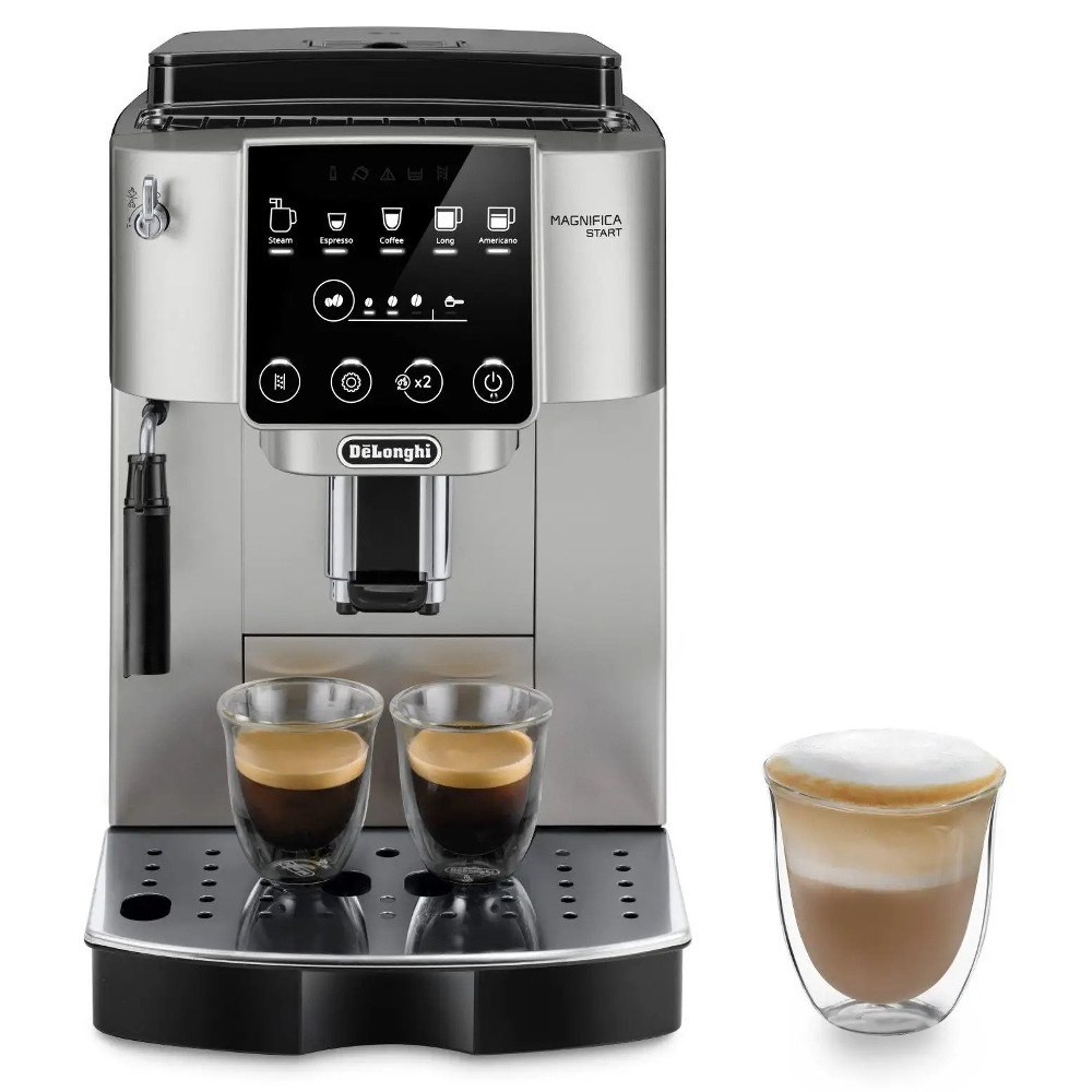 Espresso aparat DELONGHI ECAM 220.30.SB (1450 W, LED, Touch kontrola, Inox mlinc, Kapacitet zrna kave 250 g)-0