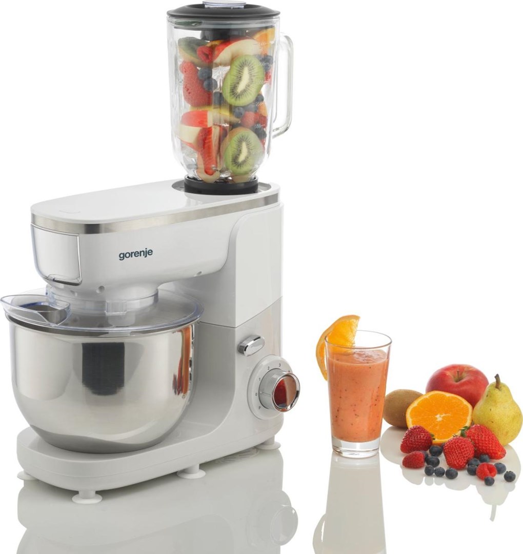 Food processor GORENJE MMC1005W Planetary robot 1000 W, 4.8 L White, Grey-5