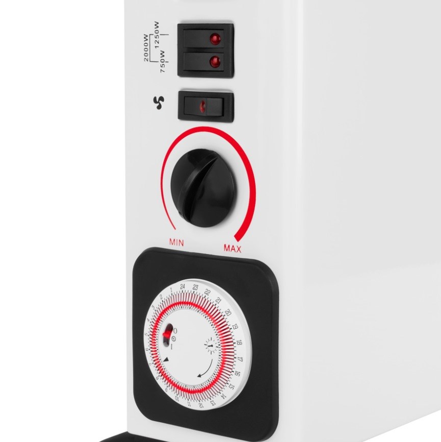 Konvektorska grijalica NOVEEN CH-6000 TIMER TURBO FAN (s tajmerom, turbo ventilator)-3