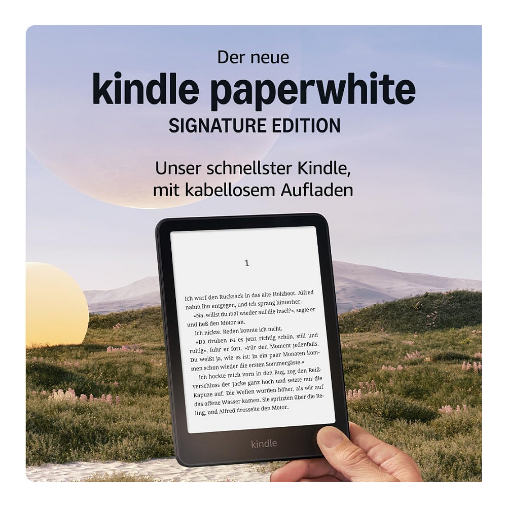 E-knjiga čitač AMAZON Kindle Paperwhite Signature Edition 32 GB Wi-Fi crna boja-1