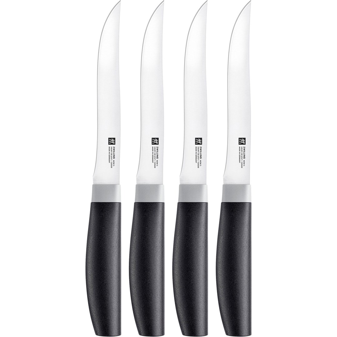 Kuhinjski noževi ZWILLING NOW S 54549-004-0 (Set od 4, Dužina oštrice 12 cm, Crna/Srebrna)-2
