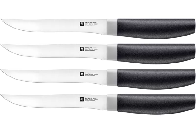 Kuhinjski noževi ZWILLING NOW S 54549-004-0 (Set od 4, Dužina oštrice 12 cm, Crna/Srebrna)-0