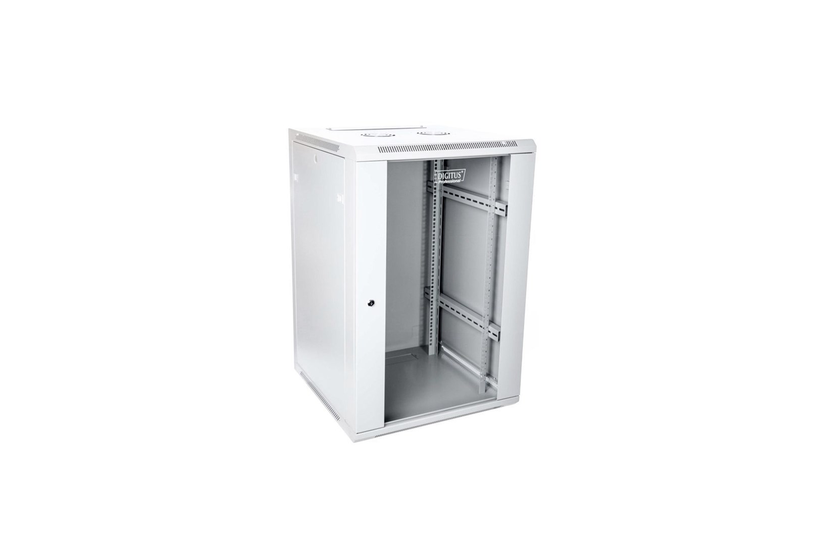Mrežni ormar za montažu na zid 19" 15U rack 600x600 (siva, vrata ploča, nerasklopljen, ne presavijen, 60kg)-7
