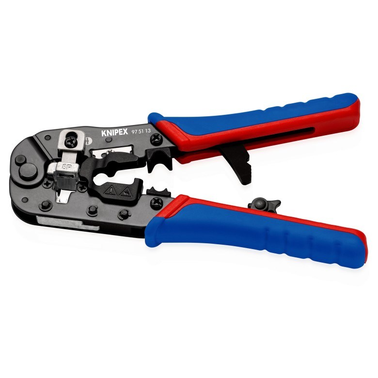 Alat za krimpanje KNIPEX - za RJ45 konektore (Crna, Težina 345 g, Dužina 191 mm, Širina 70 mm, Visina 20 mm)-1
