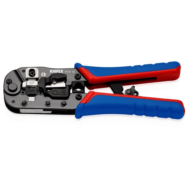 Alat za krimpanje KNIPEX - za RJ45 konektore (Crna, Težina 345 g, Dužina 191 mm, Širina 70 mm, Visina 20 mm)-0