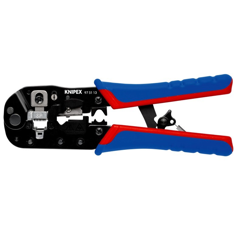 Alat za krimpanje KNIPEX - za RJ45 konektore (Crna, Težina 345 g, Dužina 191 mm, Širina 70 mm, Visina 20 mm)-2