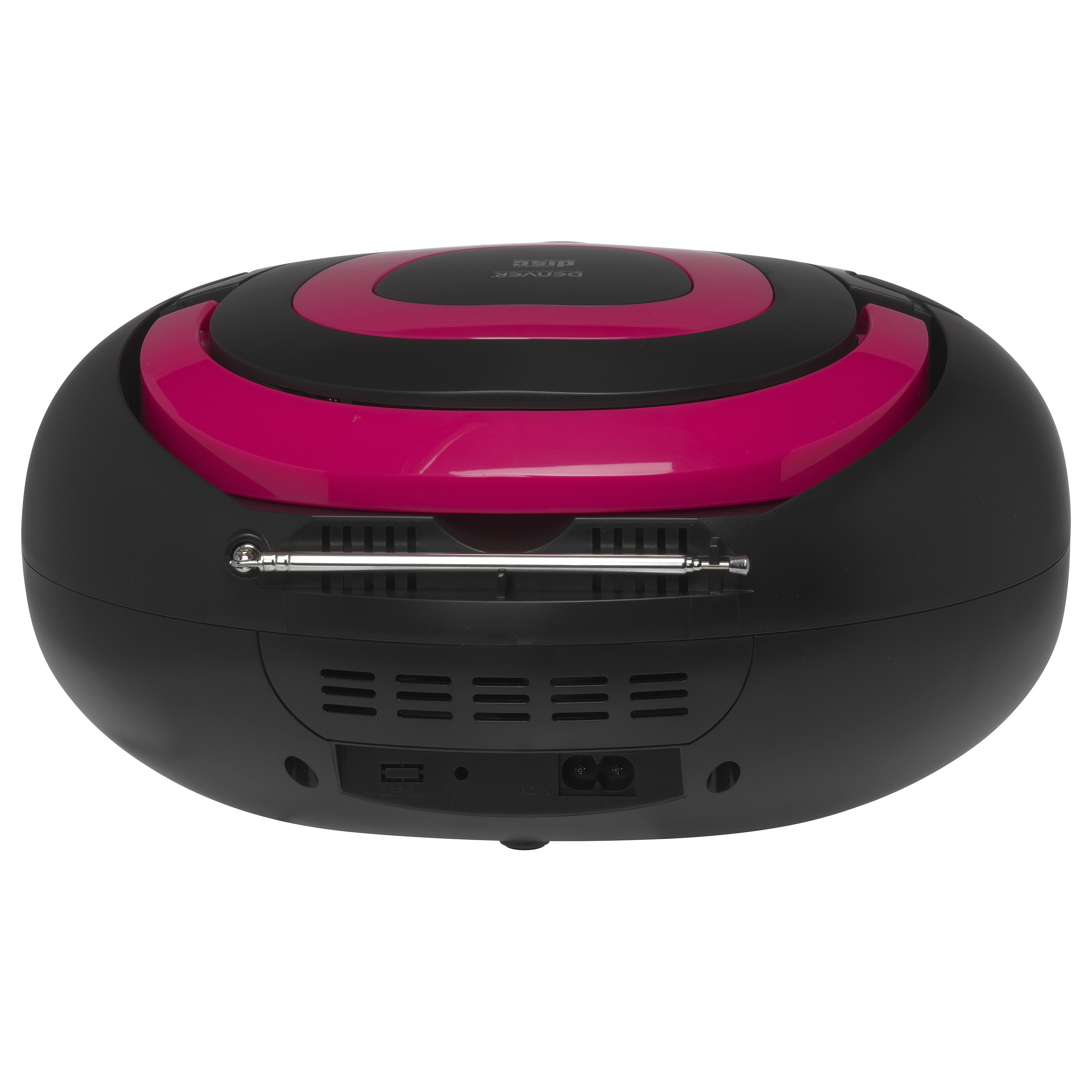 Prijenosni radio DENVER TCL-212BT (CD/MP3, Bluetooth, USB, FM radio) Pink-5