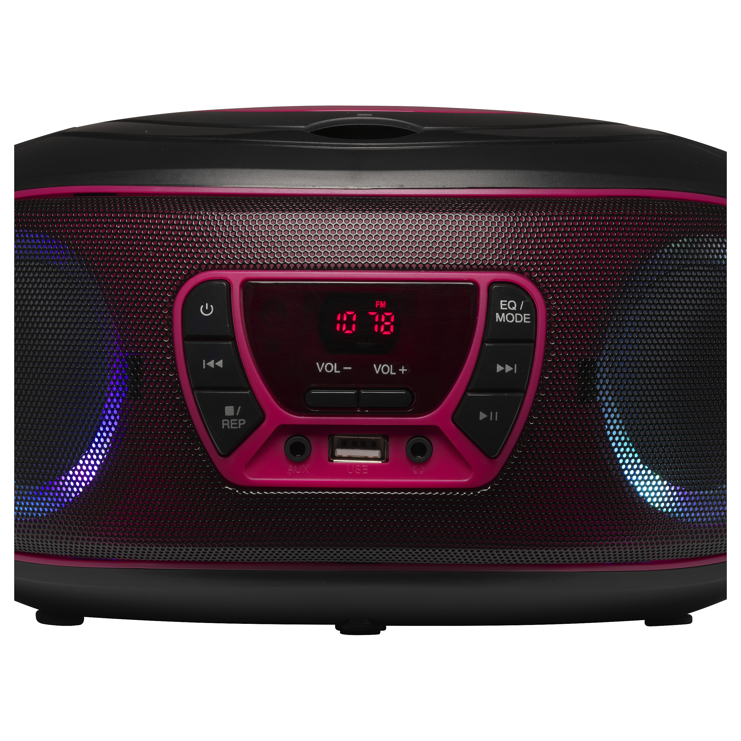 Prijenosni radio DENVER TCL-212BT (CD/MP3, Bluetooth, USB, FM radio) Pink-6