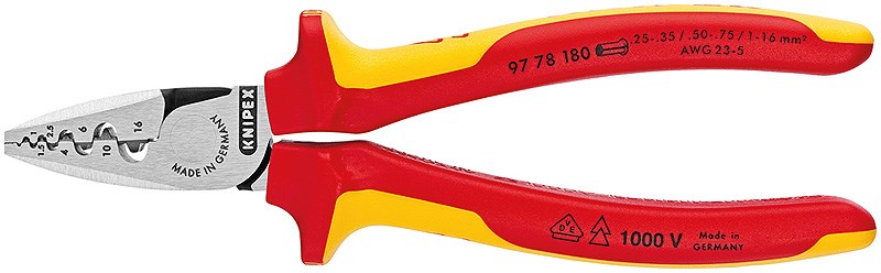 Alat za krimpanje kabela KNIPEX 97 78 180-0