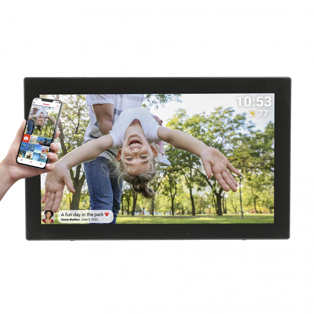 Digitalni okvir za slike DENVER PFF-2160 (21.5" FHD IPS, 32GB, Wi-Fi) crna boja-4