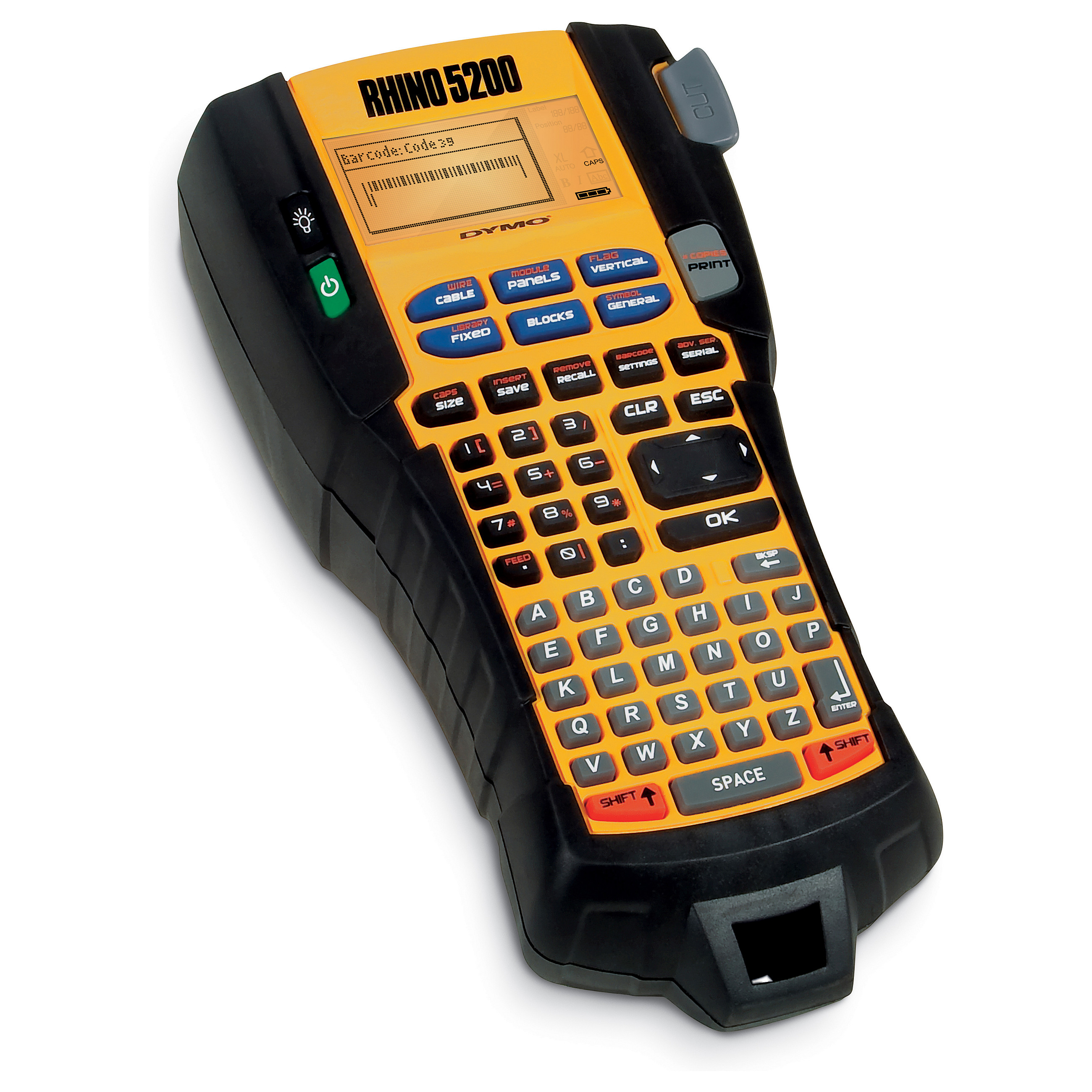 Label printer DYMO RHINO 5200 Kit (Thermal Transfer, 180 x 180 DPI, ABC, Crna/Žuta)-3