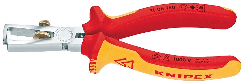 Knipex 11 06 160 cable stripper Orange, Red-0